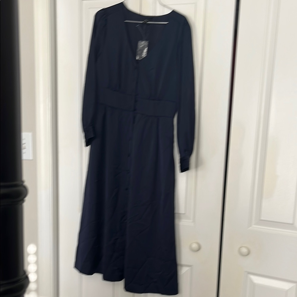 Loft navy dress